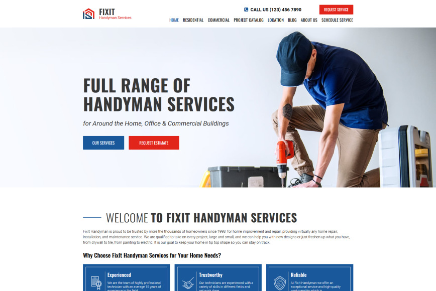 Navigating the Landscape of Handyman contractors website design