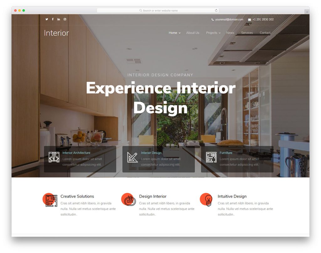 The Art of Illuminating Home Interior contractors website design